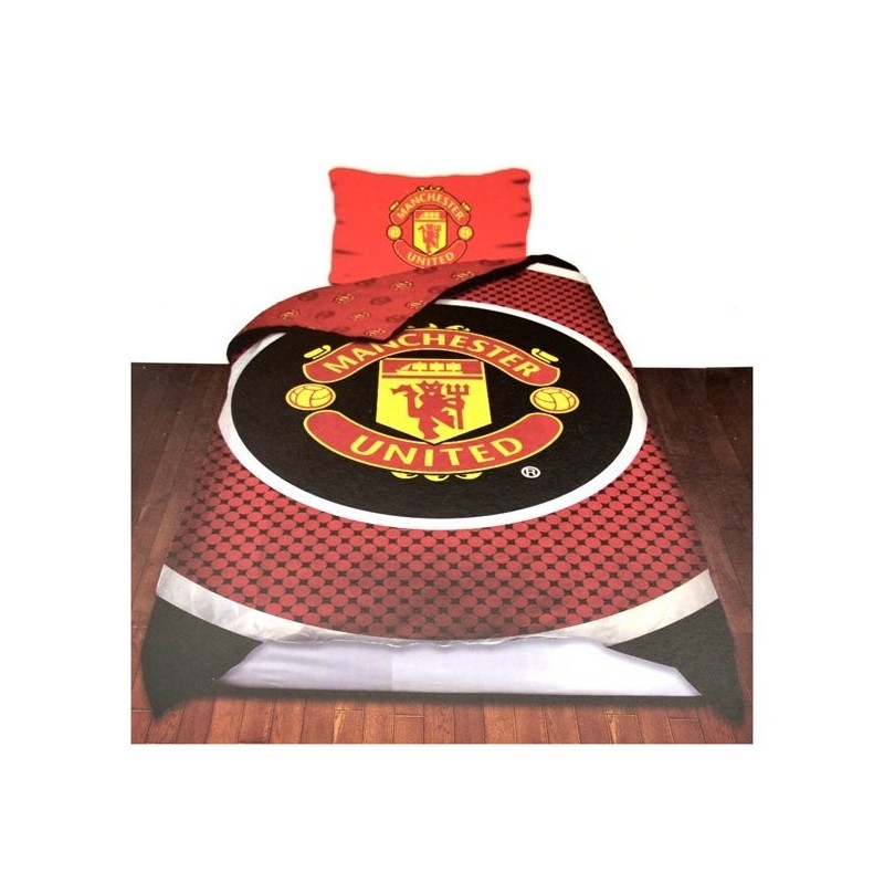 Manchester United Reversible Bullseye Single Duvet Set