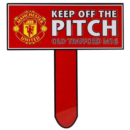 Manchester United Keep Off The Pitch Garden Sign
