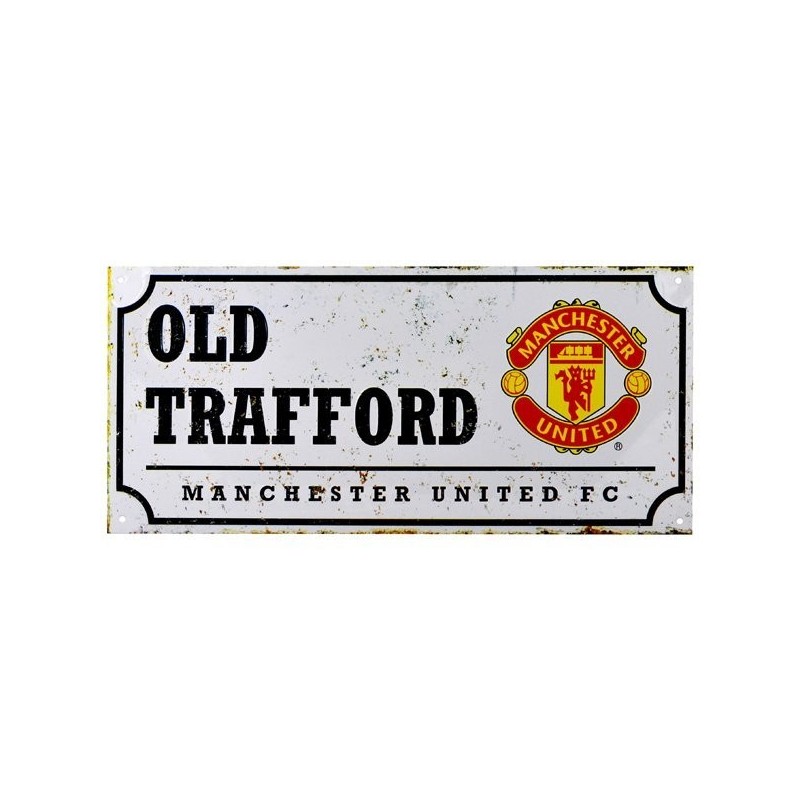 Manchester United Retro Street Sign