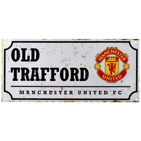 Manchester United Retro Street Sign
