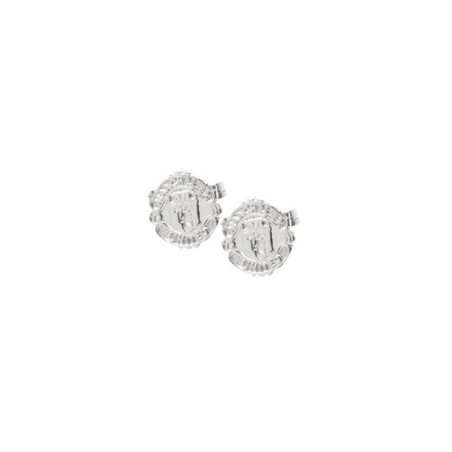 Manchester United Sterling Silver Stud Earring-Pair