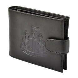 Newcastle United Crest Embossed Leather Wallet