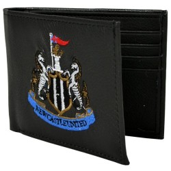 Newcastle United Crest Embroidered PU Leather Wallet