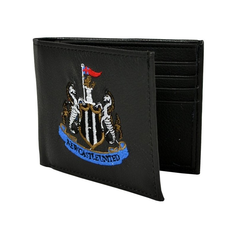 Newcastle United Crest Embroidered PU Leather Wallet
