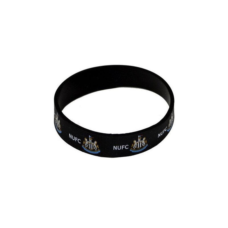 Newcastle United Rubber Crest Single Wristband