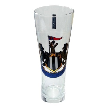 Newcastle United Colour Crest Peroni Pint Glass