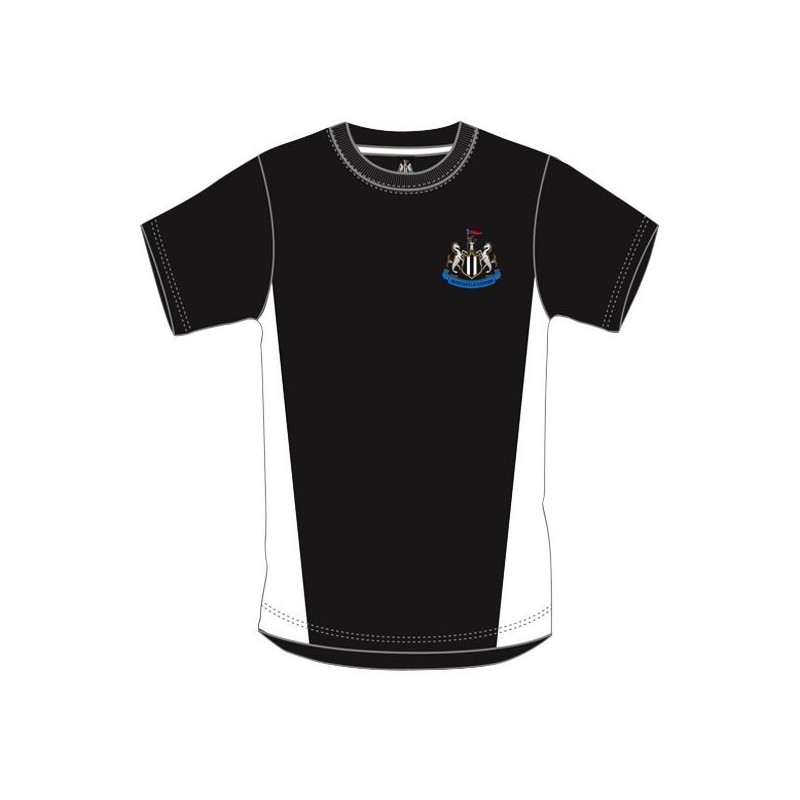 Newcastle United Black Crest Mens T-Shirt - M