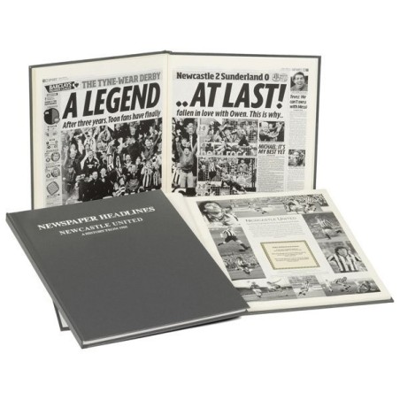 Newcastle United Grey Cover Football Book
