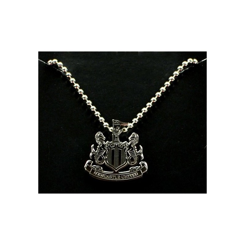 Newcastle United Stainless Steel Crest Pendant/Chain