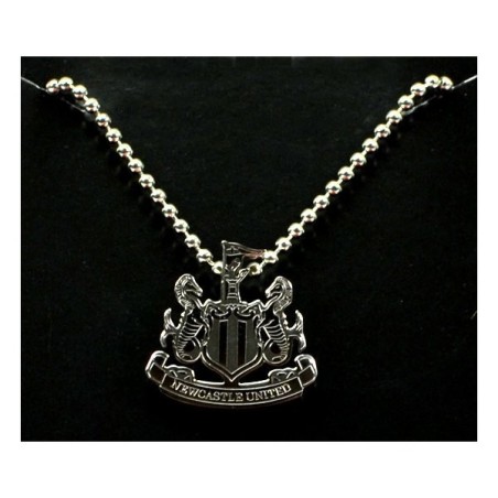 Newcastle United Stainless Steel Crest Pendant/Chain