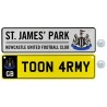 Newcastle United 2PK Fridge & Window Signs