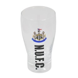 Newcastle United Wordmark Crest Pint Glass