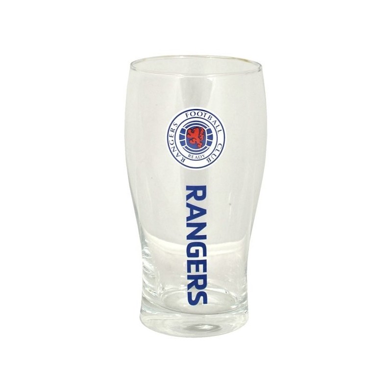 Rangers Wordmark Crest Pint Glass