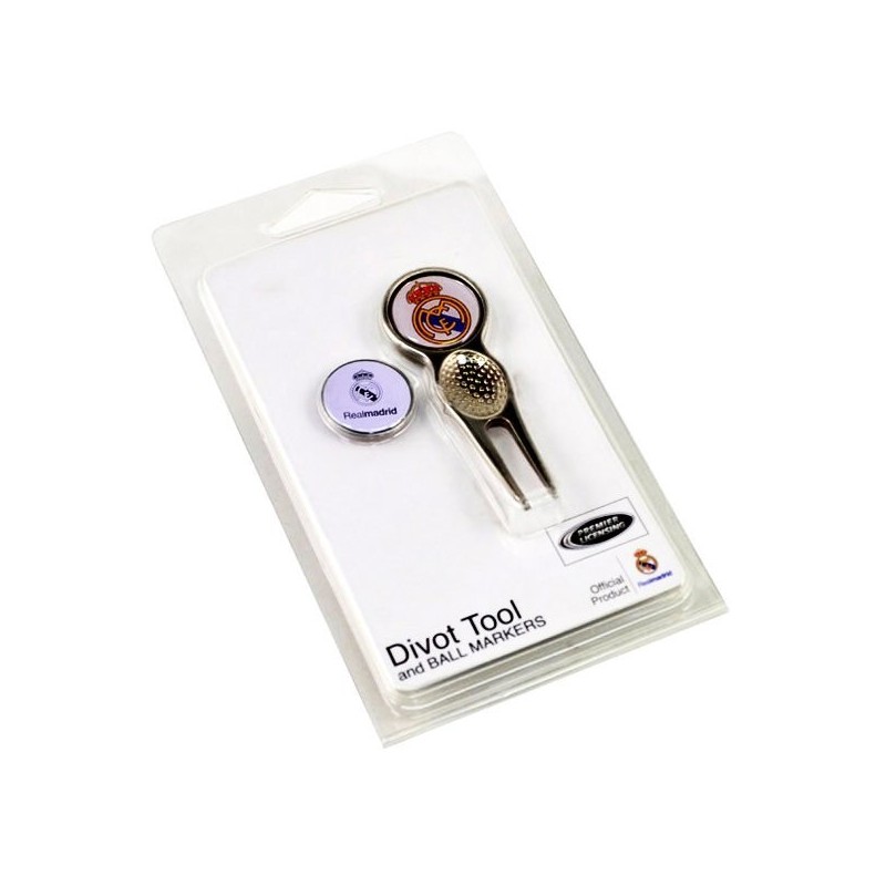 Real Madrid Golf Divot Tool & Ball Markers