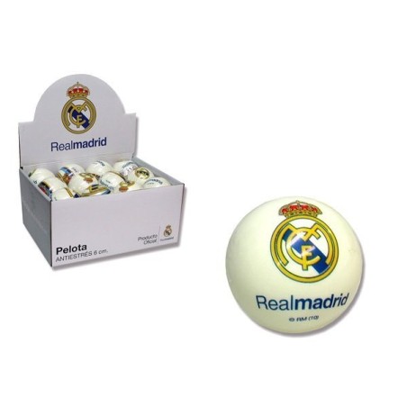 Real Madrid 6Cms Soft Ball -24PK