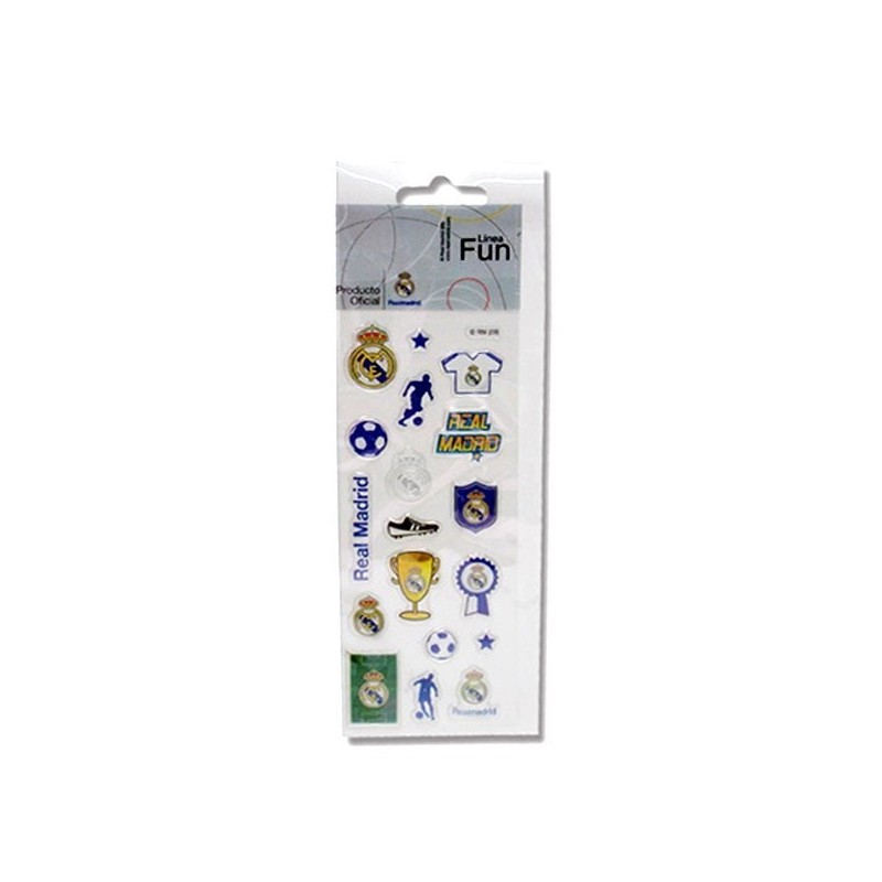 Real Madrid Crystal Stickers Pack -12PK