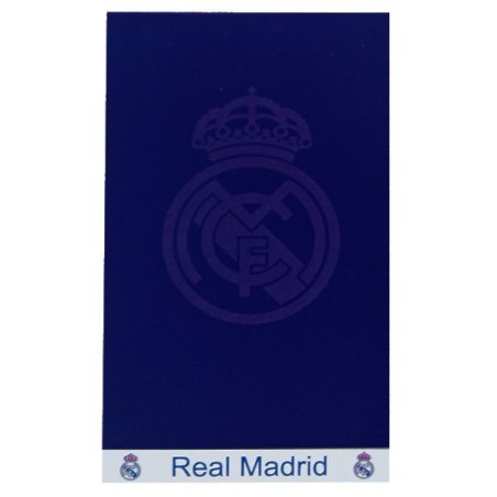 Real Madrid Jacquard Beach Towel - Navy