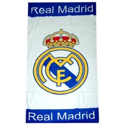 Real Madrid Printed Towel - White