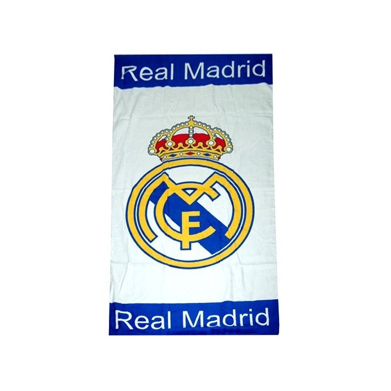 Real Madrid Printed Towel - White