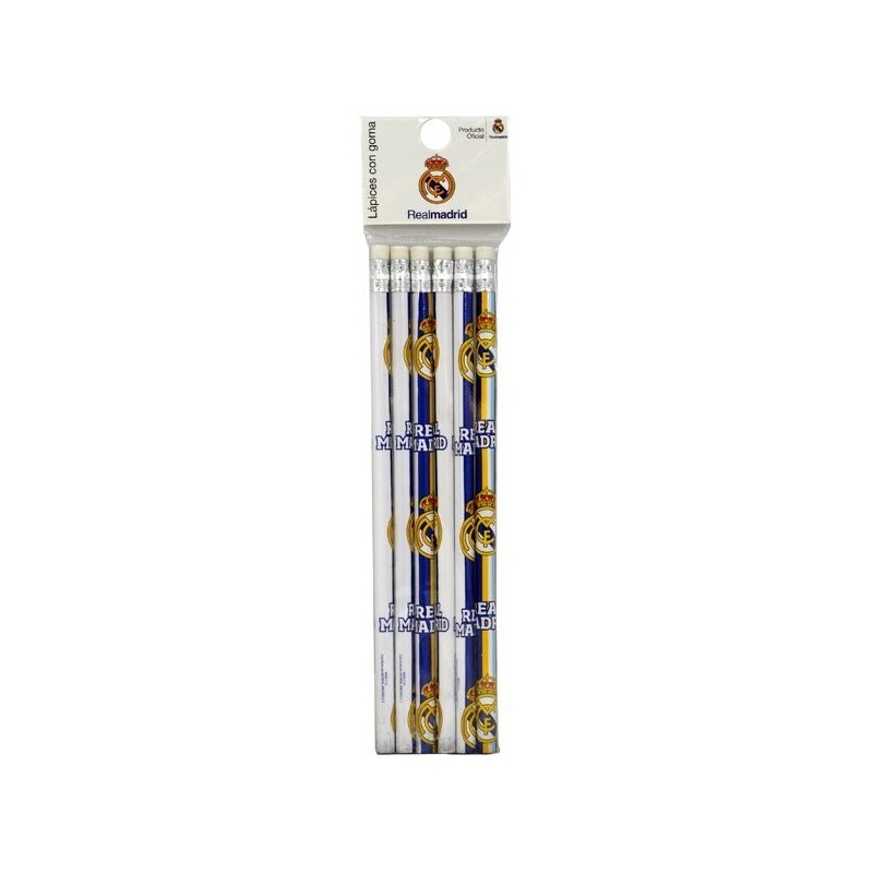 Real Madrid 6 Pencils Set