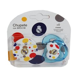Real Madrid Soother and Clip Chain Set