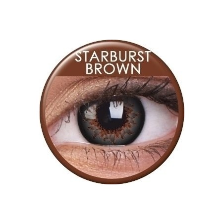 Starburst Brown Coloured Contact Lenses (90 Day)
