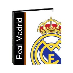 Real Madrid Black Folio A5 Ring Binder - 2PK