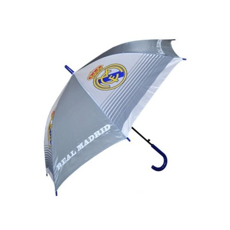 Real Madrid Automatic Umbrella - White