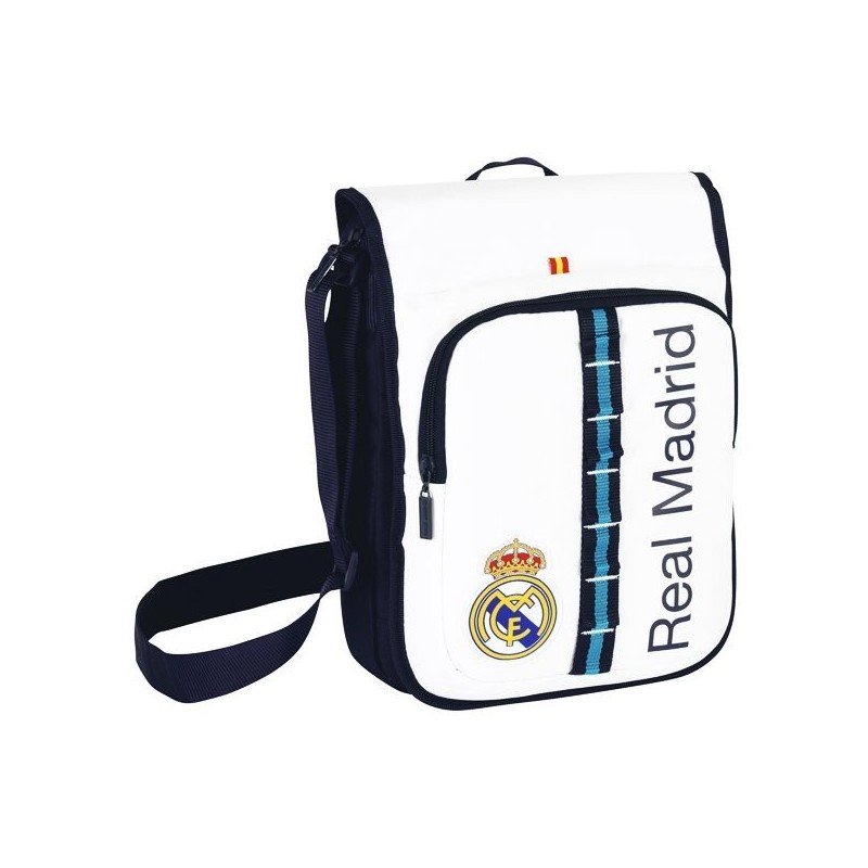Real Madrid White Shoulder Bag - 24 Cms