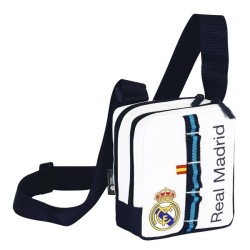 Real Madrid White Mini Shoulder Bag - 14 Cms