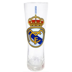 Real Madrid Colour Crest Peroni Pint Glass