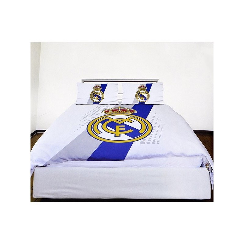 Real Madrid Stripe Double Duvet Set