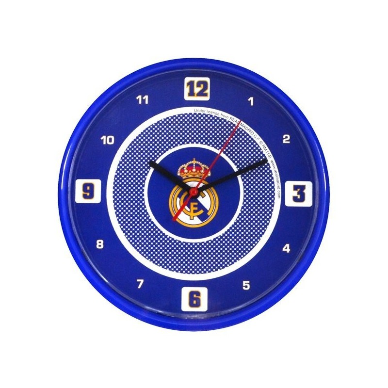 Real Madrid Bullseye Wall Clock