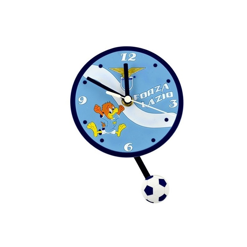 S.S. Lazio PVC Pendulum Wall Clock - Mascot