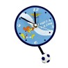S.S. Lazio PVC Pendulum Wall Clock - Mascot