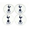 Tottenham Round Glass Coasters - 4PK