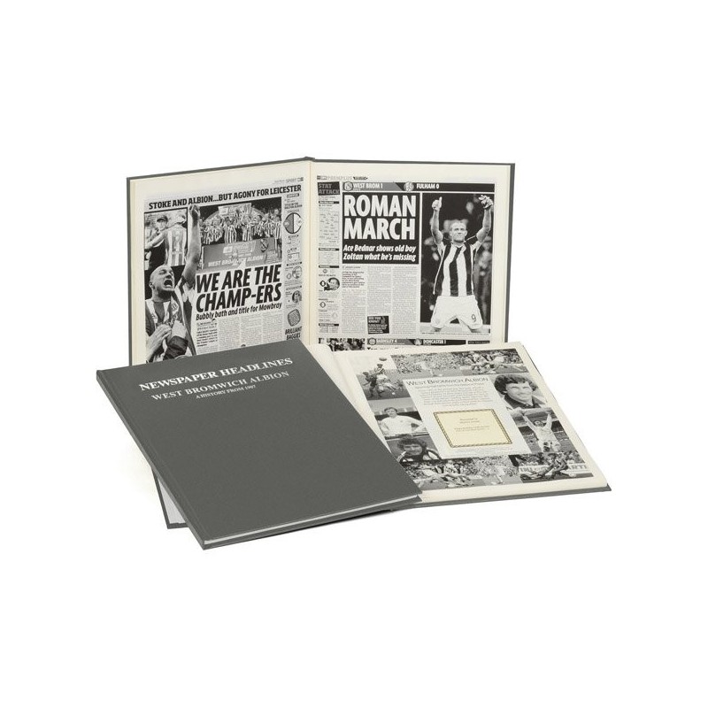 West Brom Grey Cover Football Book