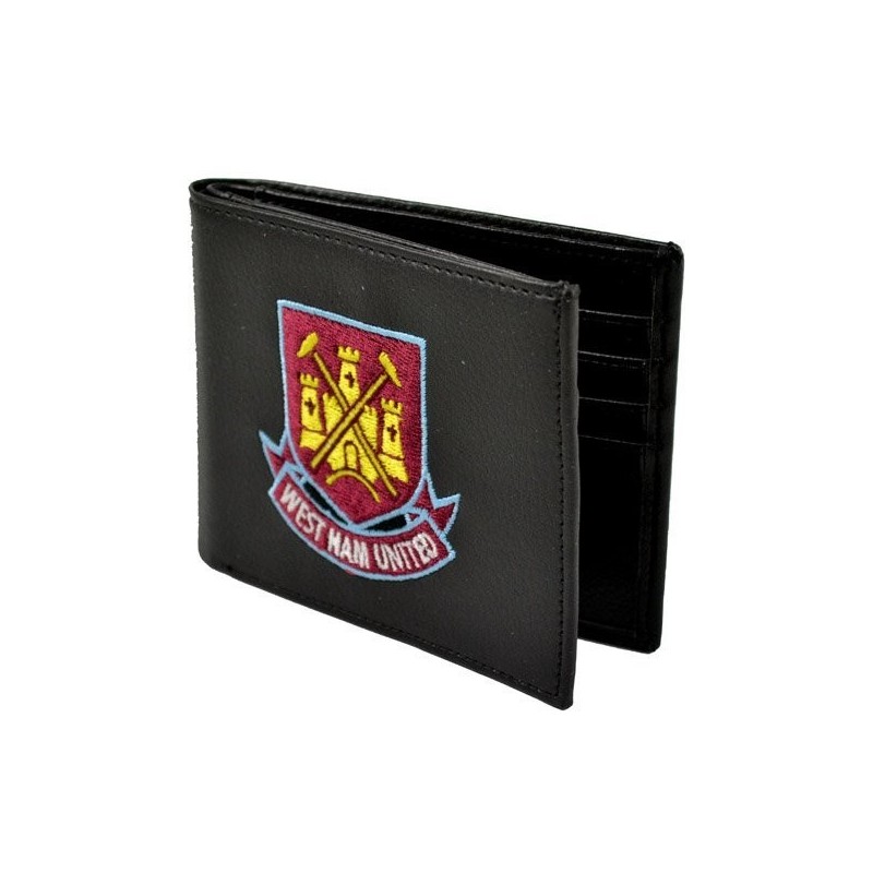 West Ham Crest Embroidered PU Leather Wallet