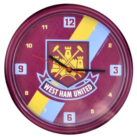 West Ham Stripe Wall Clock