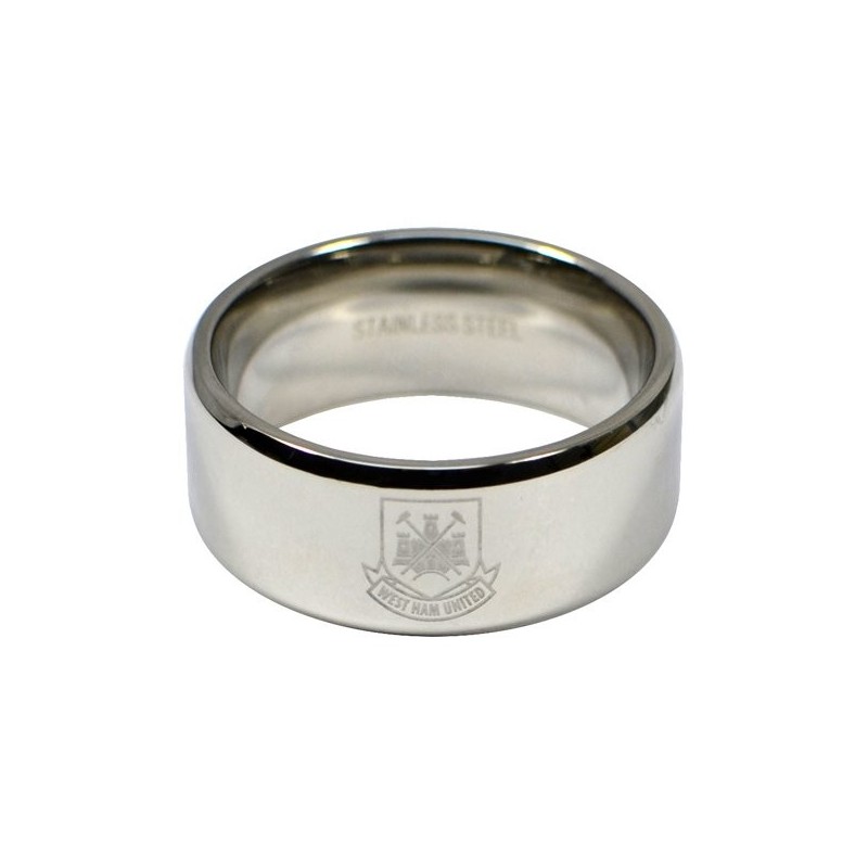 West Ham Crest Band Ring - Medium