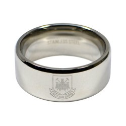 West Ham Crest Band Ring - Large