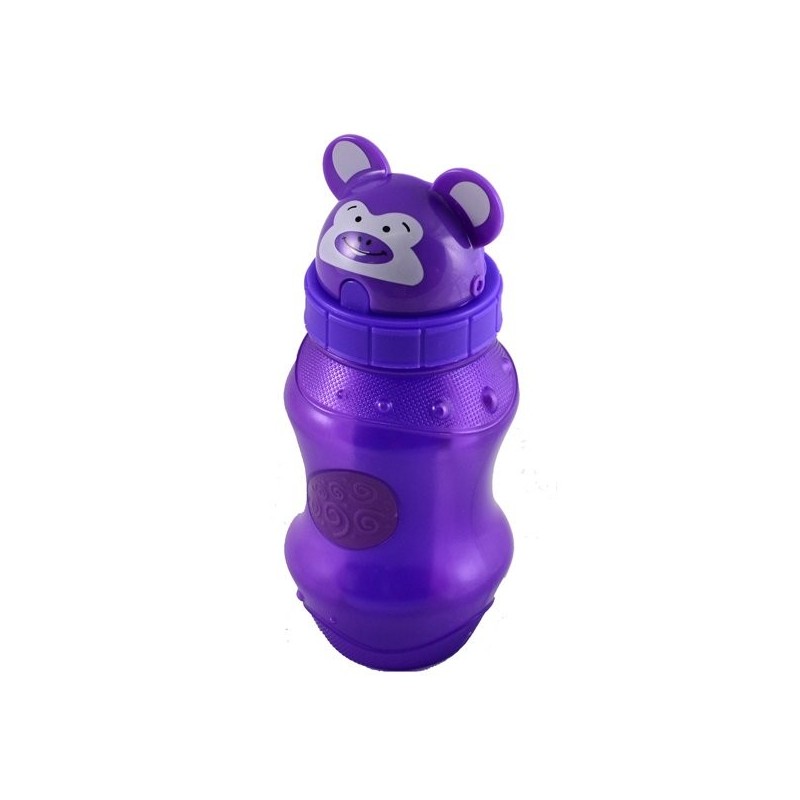 Cool Gear Flip Top Zooey 12oz Water Bottle - Purple
