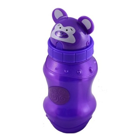 Cool Gear Flip Top Zooey 12oz Water Bottle - Purple