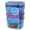 Clic-Tite 3 Pack 360ml Snack Size - Turquoise/Berry
