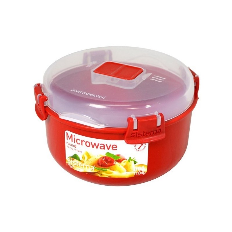 Sistema Round Microwave Bowl - Red