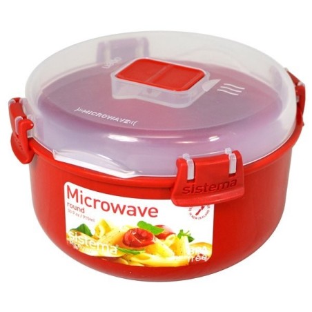 Sistema Round Microwave Bowl - Red