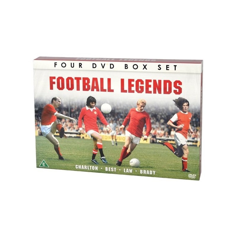 Football Legends 4 DVD Box Set - Charlton Laws Best Brady