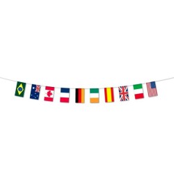 10 Countries Flag Bunting...