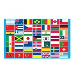 Multi Country Flag (5cmx3cm)