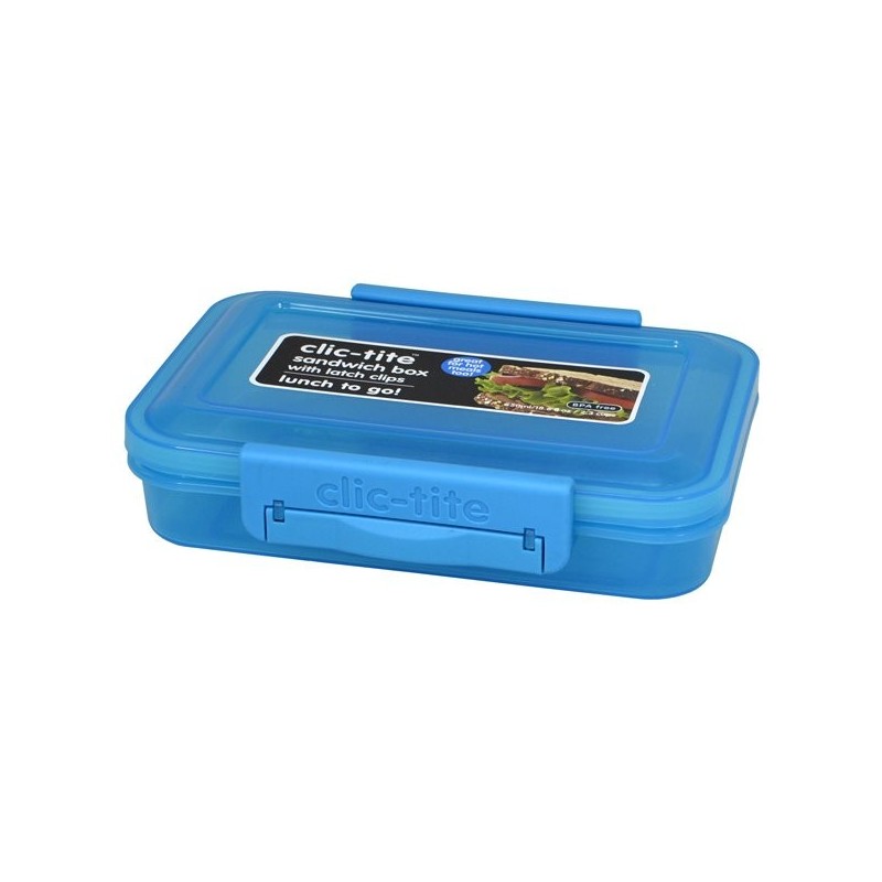 Clic-Tite 550 ML Sandwich Box - Turquoise